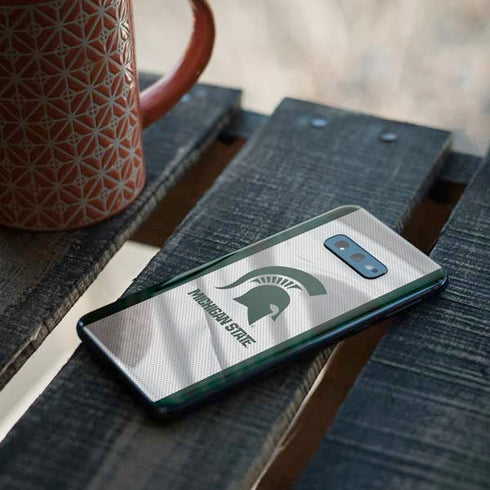 Michigan State University Spartans Jersey Galaxy S10e Skin
