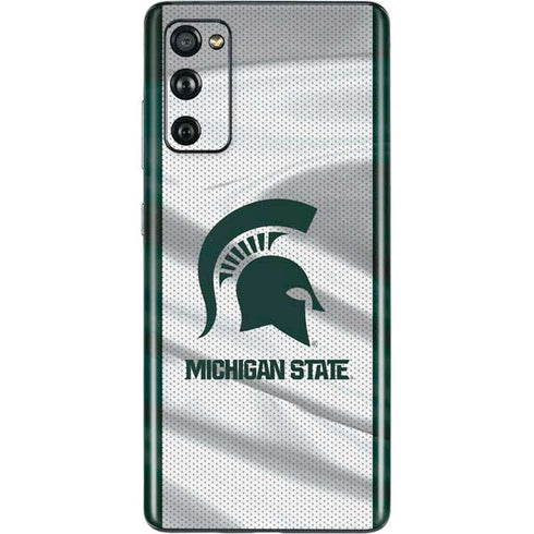 Michigan State University Spartans Jersey Galaxy S20 Fan Edition Skin