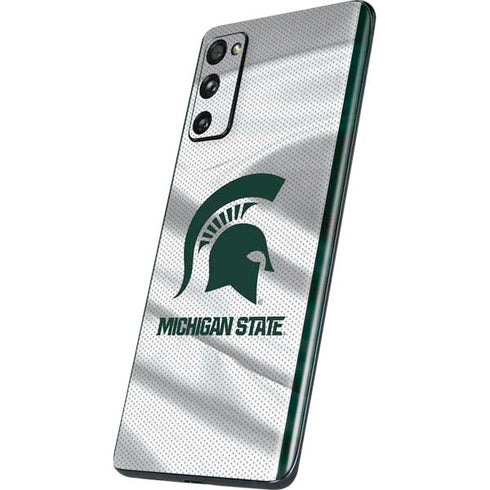 Michigan State University Spartans Jersey Galaxy S20 Fan Edition Skin