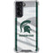 Michigan State University Spartans Jersey Galaxy S21 5G Clear Case