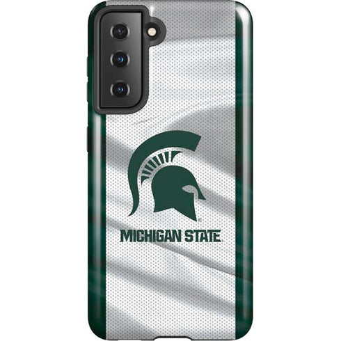 Michigan State University Spartans Jersey Galaxy S21 5G Pro Case