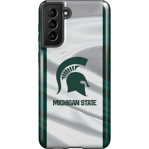 Michigan State University Spartans Jersey Galaxy S21 Plus 5G Pro Case