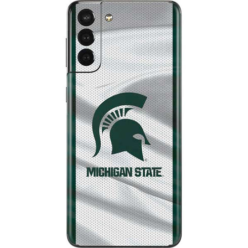 Michigan State University Spartans Jersey Galaxy S21 Plus 5G Skin