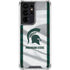 Michigan State University Spartans Jersey Galaxy S21 Ultra 5G Clear Case