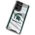 Michigan State University Spartans Jersey Galaxy S21 Ultra 5G Clear Case