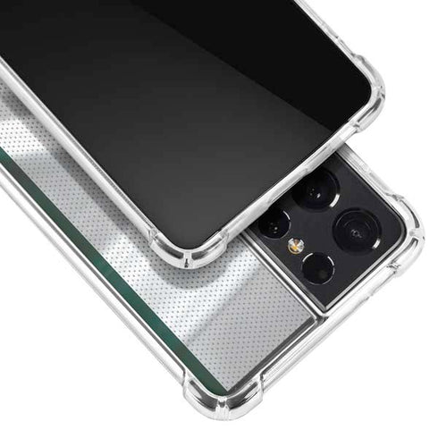 Michigan State University Spartans Jersey Galaxy S21 Ultra 5G Clear Case