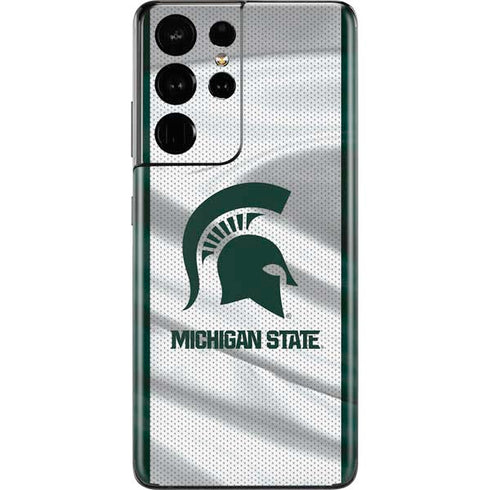 Michigan State University Spartans Jersey Galaxy S21 Ultra 5G Skin