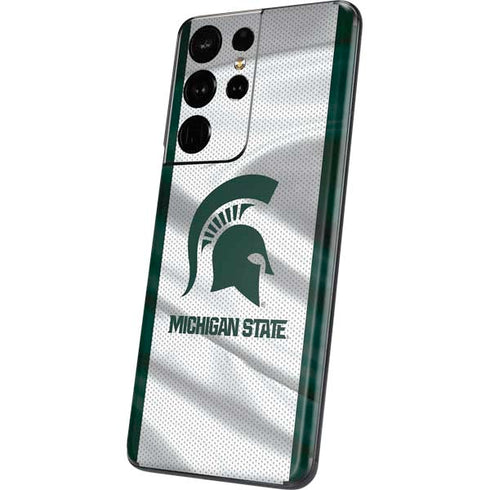 Michigan State University Spartans Jersey Galaxy S21 Ultra 5G Skin