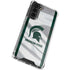 Michigan State University Spartans Jersey Galaxy S22 Plus Clear Case