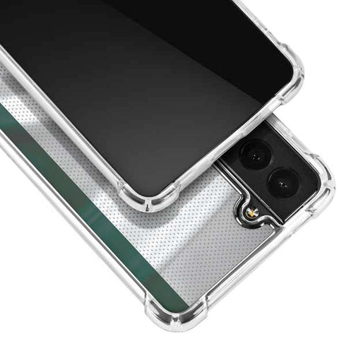 Michigan State University Spartans Jersey Galaxy S22 Plus Clear Case
