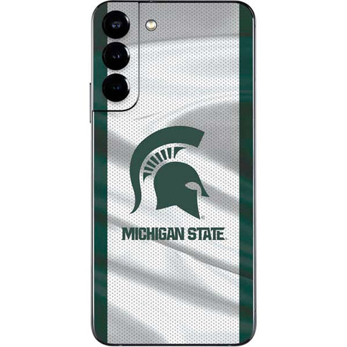 Michigan State University Spartans Jersey Galaxy S22 Plus Skin