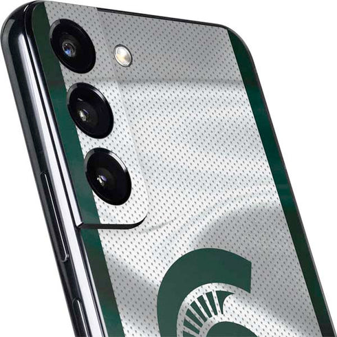 Michigan State University Spartans Jersey Galaxy S22 Plus Skin