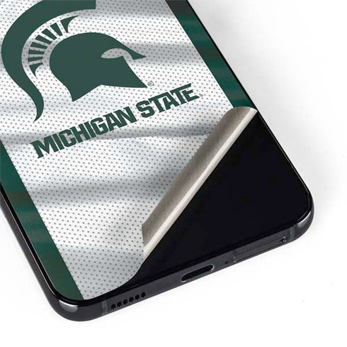 Michigan State University Spartans Jersey Galaxy S22 Plus Skin
