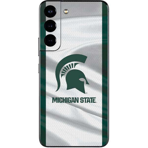 Michigan State University Spartans Jersey Galaxy S22 Skin
