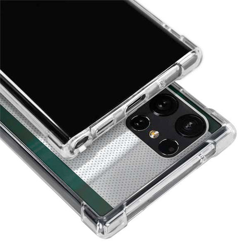 Michigan State University Spartans Jersey Galaxy S22 Ultra Clear Case