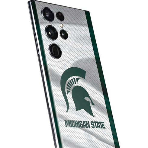 Michigan State University Spartans Jersey Galaxy S22 Ultra Skin
