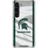 Michigan State University Spartans Jersey Galaxy S23 Clear Case