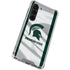 Michigan State University Spartans Jersey Galaxy S23 Clear Case