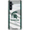 Michigan State University Spartans Jersey Galaxy S23 FE Clear Case