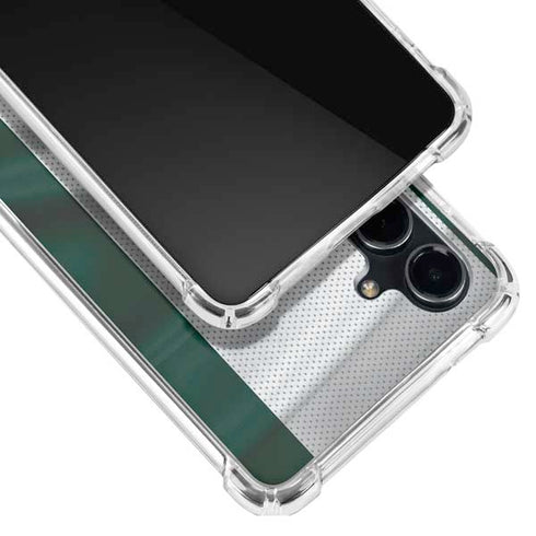 Michigan State University Spartans Jersey Galaxy S23 FE Clear Case