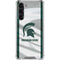 Michigan State University Spartans Jersey Galaxy S23 Plus Clear Case