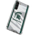 Michigan State University Spartans Jersey Galaxy S23 Plus Clear Case