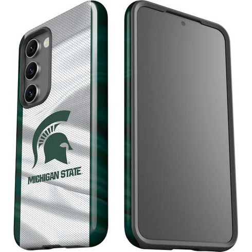 Michigan State University Spartans Jersey Galaxy S23 Plus Pro Case