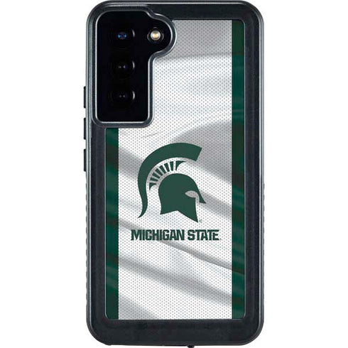 Michigan State University Spartans Jersey Galaxy S23 Plus Waterproof Case