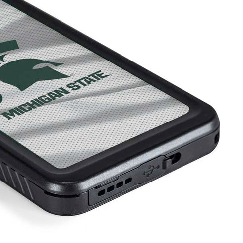 Michigan State University Spartans Jersey Galaxy S23 Plus Waterproof Case