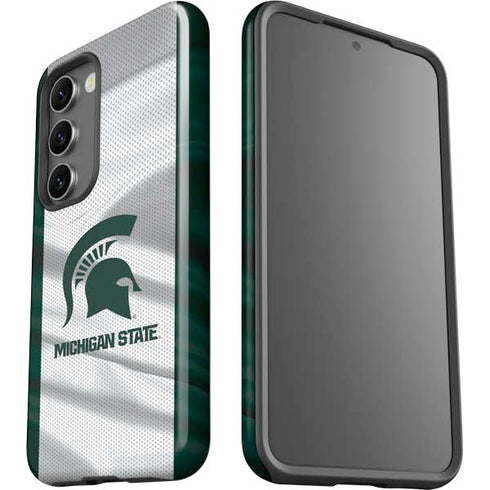 Michigan State University Spartans Jersey Galaxy S23 Pro Case