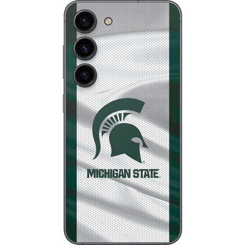 Michigan State University Spartans Jersey Galaxy S23 Skin