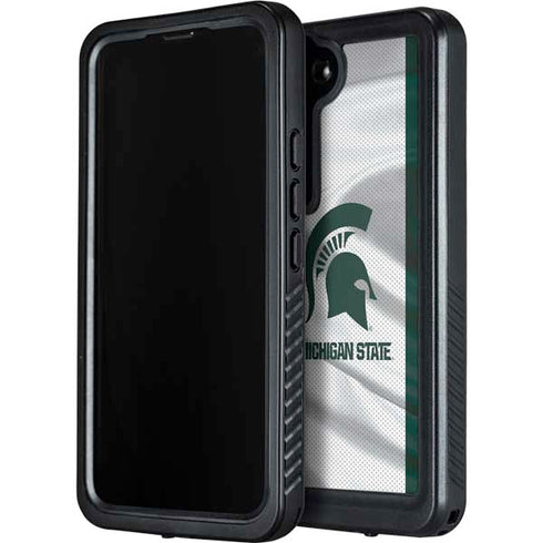 Michigan State University Spartans Jersey Galaxy S23 Waterproof Case