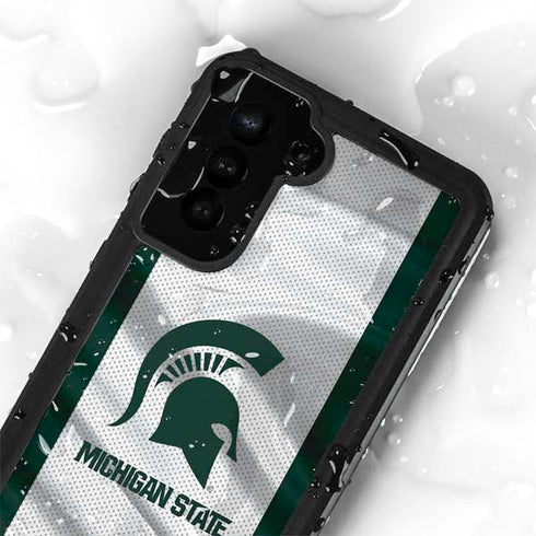 Michigan State University Spartans Jersey Galaxy S23 Waterproof Case