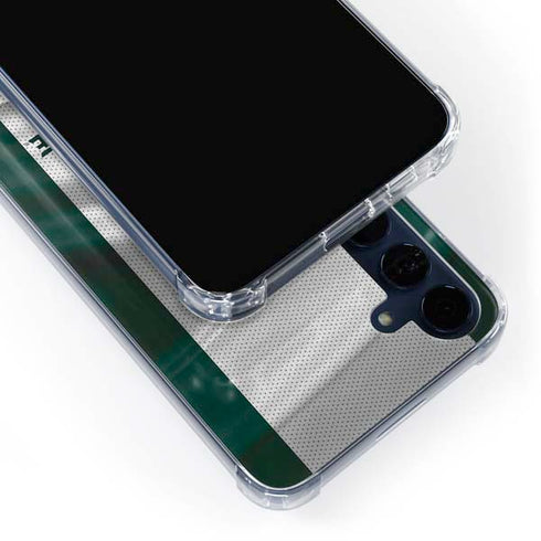 Michigan State University Spartans Jersey Galaxy S24 Clear Case