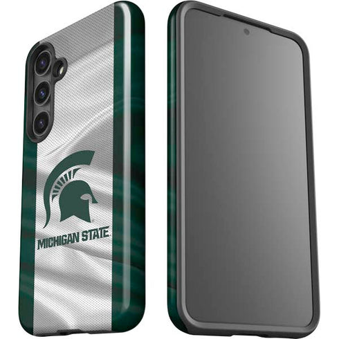 Michigan State University Spartans Jersey Galaxy S24 Plus Impact Case