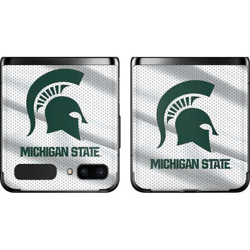 Michigan State University Spartans Jersey Galaxy Z Flip Skin