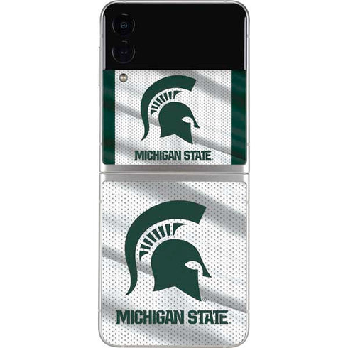 Michigan State University Spartans Jersey Galaxy Z Flip3 5G Skin