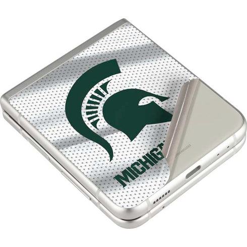 Michigan State University Spartans Jersey Galaxy Z Flip3 5G Skin