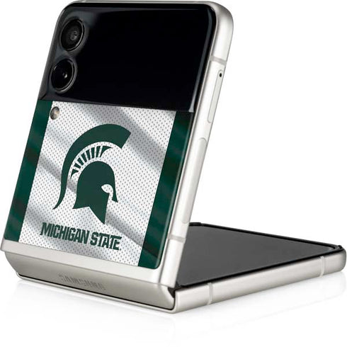 Michigan State University Spartans Jersey Galaxy Z Flip3 5G Skin