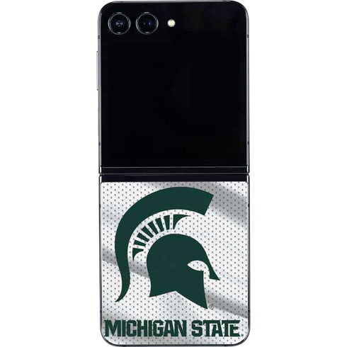 Michigan State University Spartans Jersey Galaxy Z Flip5 5G Skin