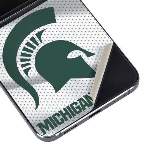 Michigan State University Spartans Jersey Galaxy Z Flip5 5G Skin