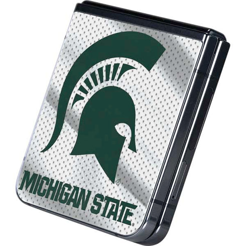 Michigan State University Spartans Jersey Galaxy Z Flip5 5G Skin