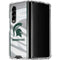 Michigan State University Spartans Jersey Galaxy Z Fold4 5G Clear Case