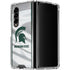Michigan State University Spartans Jersey Galaxy Z Fold4 5G Clear Case