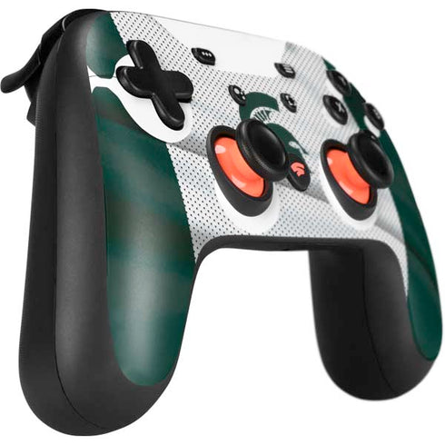 Michigan State University Spartans Jersey Google Stadia Controller Skin