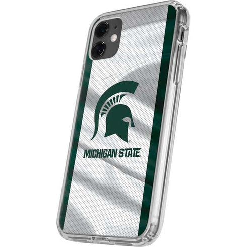 Michigan State University Spartans Jersey iPhone 11 Clear Case