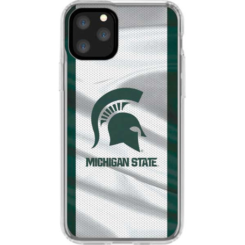 Michigan State University Spartans Jersey iPhone 11 Pro Clear Case