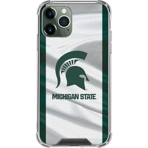 Michigan State University Spartans Jersey iPhone 11 Pro Max Clear Case