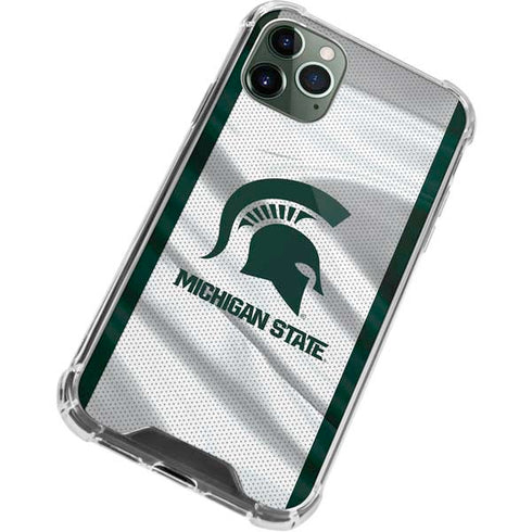 Michigan State University Spartans Jersey iPhone 11 Pro Max Clear Case