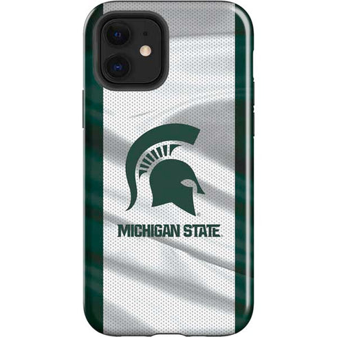 Michigan State University Spartans Jersey iPhone 12 Impact Case